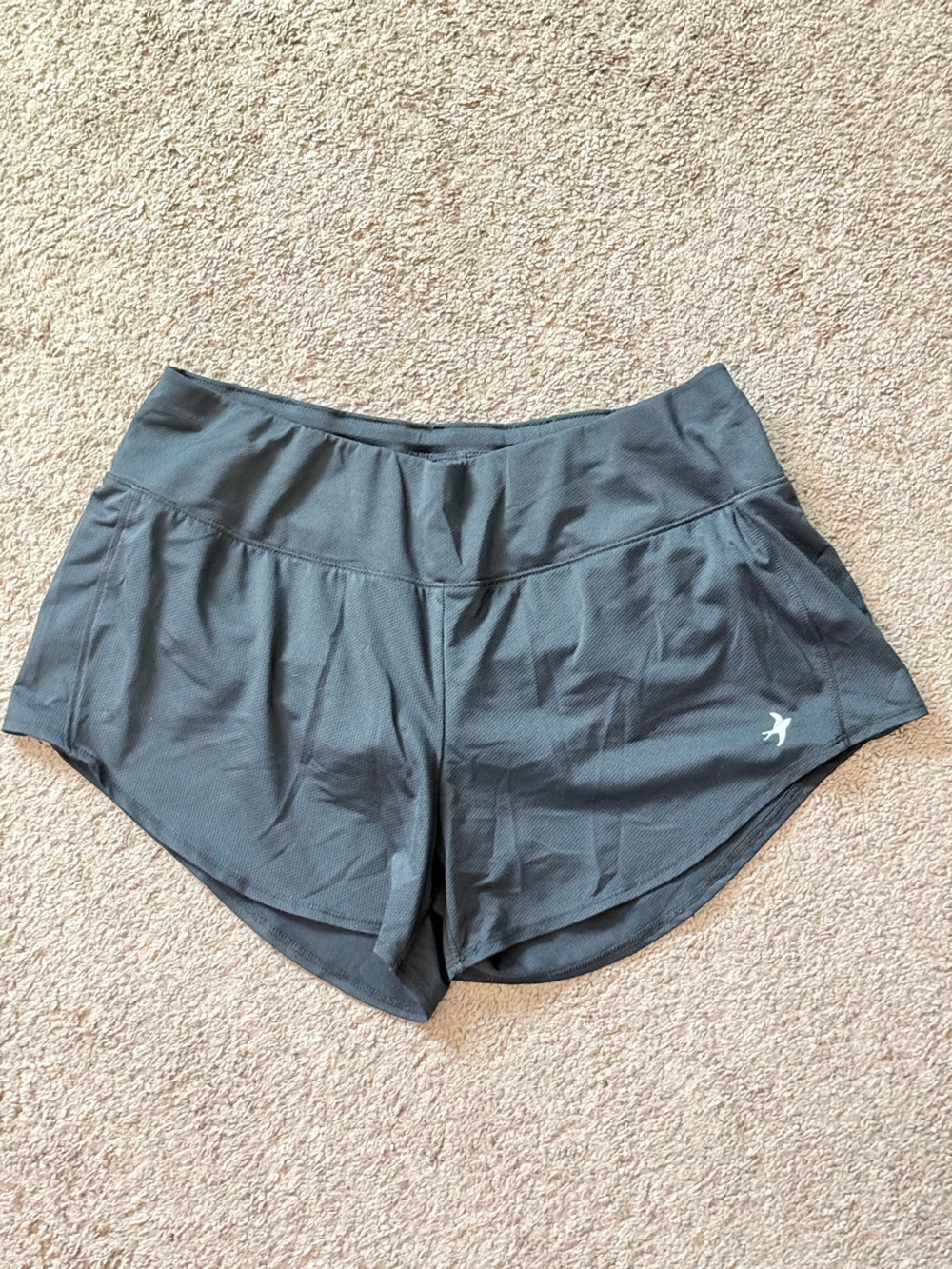 Oiselle Mesh Lightweight Roga Shorts in Black